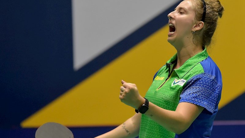 Danielle Rauen está nas semifinais da Classe 9-10