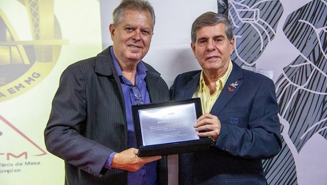 Renato Belisário (esq.) e Alaor Azevedo (dir.) na 