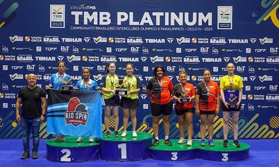 Life Pong/SP supera Rio Spin/RJ e garante o título o Absoluto B feminino de Equipes de Clubes do TMB Platinum - Campeonato Brasileiro