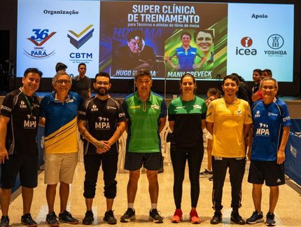 Hugo Hoyama e Emanuele Dreveck comandam clínica de treinamento no Pará