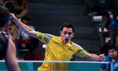 Hugo Calderano vence na estreia na Eslovênia e avança às oitavas de final do WTT Star Contender Ljubljana