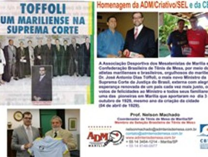 ADM E CBTM DESEJAM VOTOS DE DE FELICIDADES AO MINISTRO