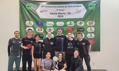 Equipe de tênis de mesa da UFRGS é campeã dos Jogos Universitários Gaúchos 2024