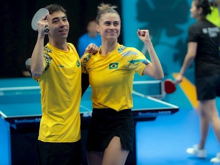 TÊNIS DE MESA NO PAN – Dupla mista conquista a vaga e Brasil vai disputar todas as competições da modalidade em Paris 2024