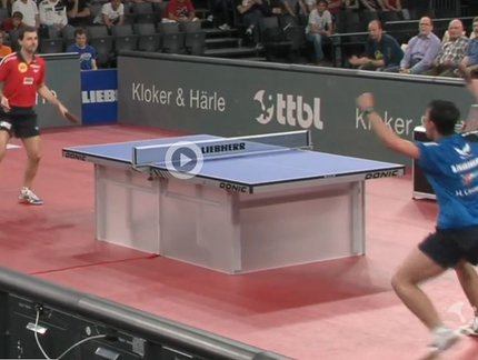 Hugo Calderano consegue vitória histórica sobre a lenda Timo Boll