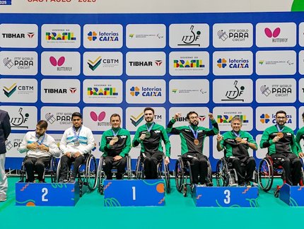 Parapan de São Paulo 2025: Brasil termina competição com 20 medalhas nas duplas