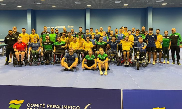 Atletas convocados participam de treinamento preparatório para o ITTF World Para Challenger no CPB