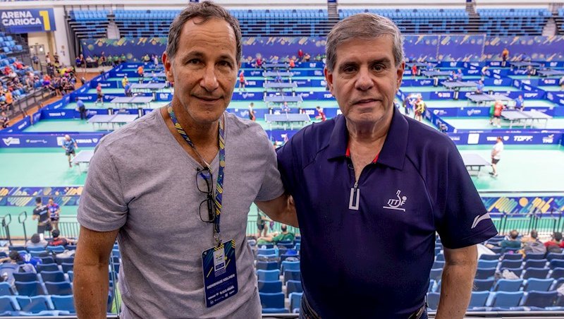 Henrique Kelmer e Alaor Azevedo durante o TMB Plat