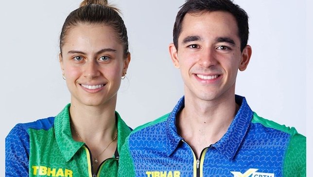 Hugo Calderano e Bruna Takahashi estreiam com vitórias tranquilas no Mundial de Tênis de Mesa, no Catar