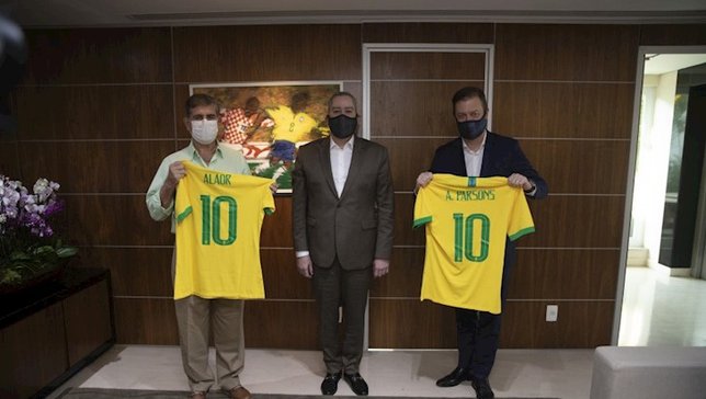 Da esquerda para a direita: Alaor Azevedo, Rogério