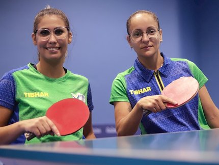 Joyce Oliveira e Thais Severo conquistam o ouro na Classe WD5-10 do Aberto Paralímpico ITTF Fa40