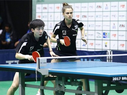 Aberto do Brasil: Lin Gui e Bruna Takahashi estão na final do torneio de duplas