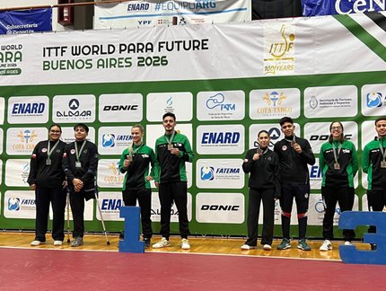 Brasil conquista oito medalhas nas disputas de duplas e encerra participação no ITTF Para Future Buenos Aires 2026