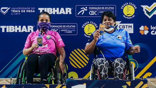 Auzeni Silva (dir.) foi a grande campeã da classe 