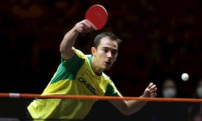 Hugo Calderano passa por Quadri Aruna e garante lugar na semifinal do WTT Cup Finals