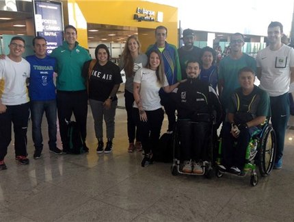 Delegação paralímpica do Brasil segue para torneios na Europa
