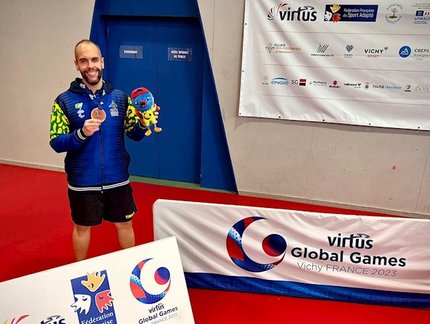 Thiago Gomes conquista bronze nas disputas de duplas do Global Games, na França