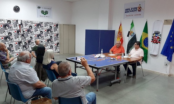 Protocolo de colaboração entre Academia Internacional Nelson Machado de Tênis de Mesa/Marília/Brasil e Associação El Progreso de Badajoz é assinado