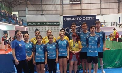 Equipe de Tênis de Mesa de Maravilha conquista 9 medalhas na 4ª Etapa do Circuito Oeste "Crescerto"