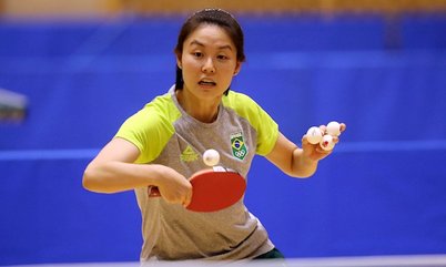 Jessica Yamada abre a participação do tênis de mesa do Brasil nos Jogos Olímpicos de Tóquio