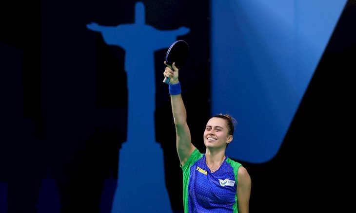 Bruna Takahashi agradece o apoio da torcida presen