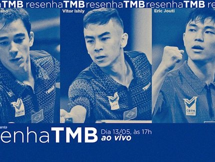 Resenha TMB recebe trio de peso na próxima quarta: Hugo Calderano, Vitor Ishiy e Eric Jouti