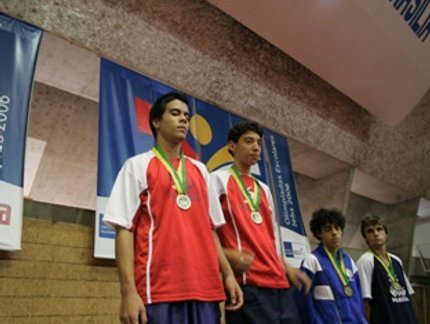 OLIMPÍADAS ESCOLARES - JEBS - 2006 - PÓDIO EQUIPE MASCULINA