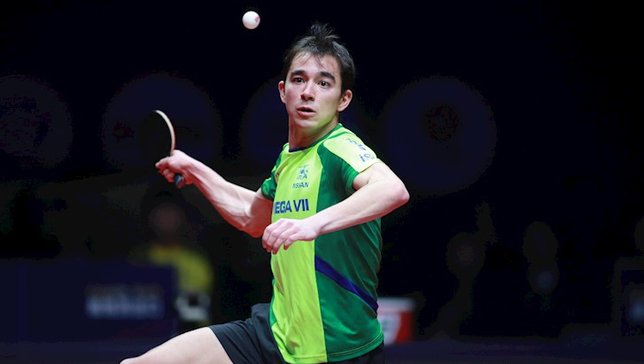 Hugo Calderano está isolado na Alemanha e gostou d