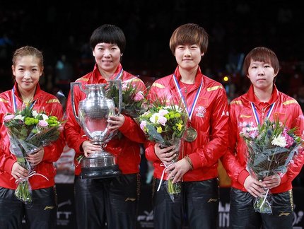 Depois de Londres, Li Xiaoxia fica com o título no Campeonato Mundial