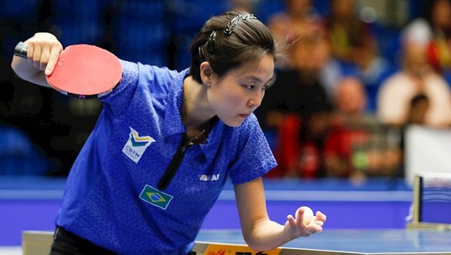 Jessica Yamada vai atuar na Espanha. Foto: ITTF.
