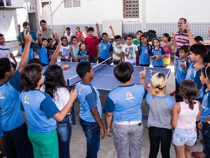 Projeto ‘Sacando para o futuro’ leva tênis de mesa para escolas municipais na Paraíba