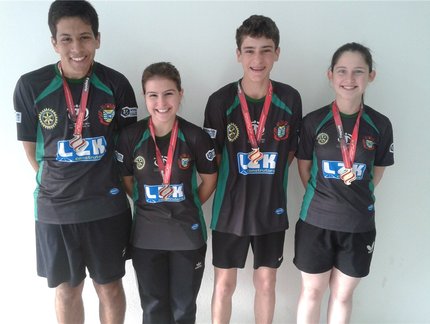 Atletas de Pouso Redondo são destaques dos Jogos Escolares de Santa Catarina