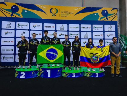 Bianca Borges e Vitor Thiofilo fecham o Sul-Americano Sub-15 com 100% de aproveitamento