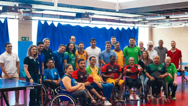 Paradesporto cearense recebe visita dos dirigentes