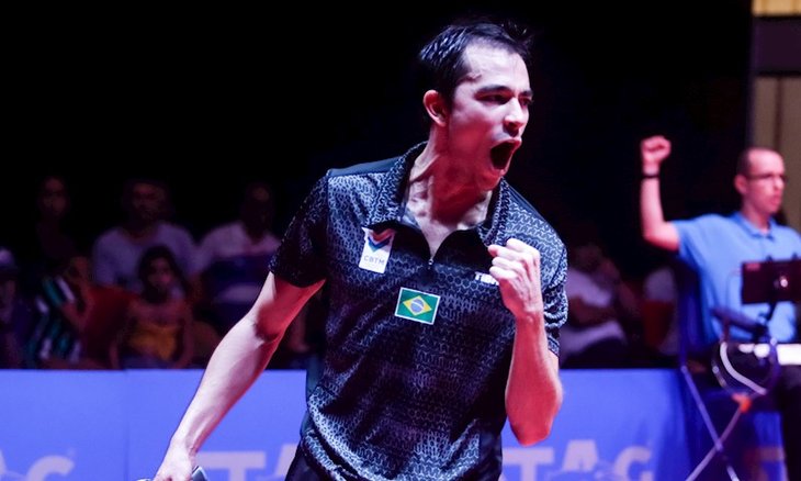 Hugo Calderano conquistou o terceiro título de WTT