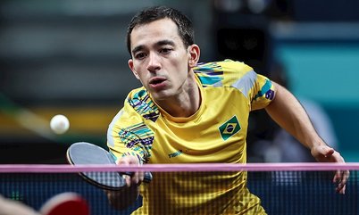 Hugo Calderano é eliminado nas quartas do Smash China por chinês ex-bicampeão olímpico