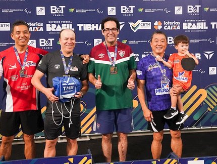 Neder Neves fica com a medalha de ouro do Veterano 55 do TMB Platinum Ciclo II