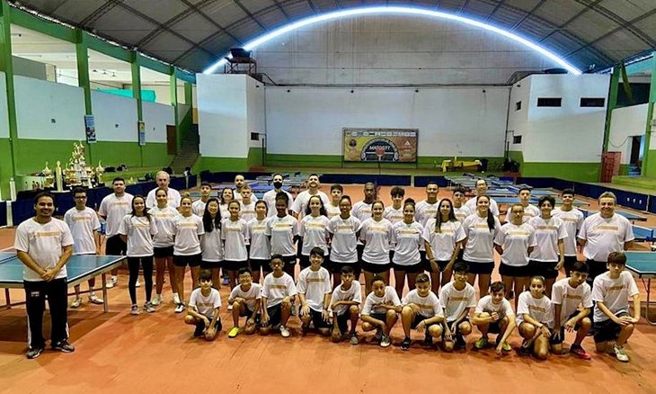 Grupo que participou do Training Camp. Foto: Liga 