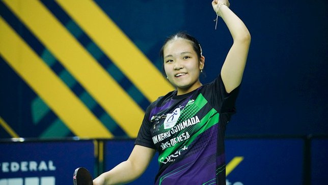 Lana Ozeki comemora o título do Sub-19 - Foto - Dh