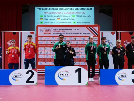 Brasil conquista quatro ouros e soma 10 medalhas nas duplas no Challenger de Lignano