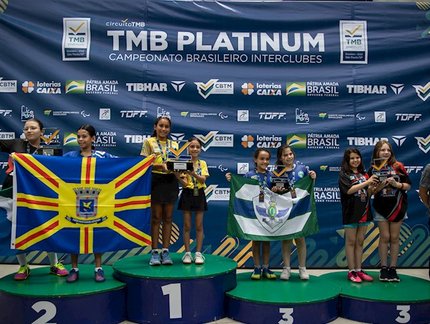 Medalhas para clubes de todo o Brasil nas categorias menores do TMB Platinum