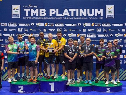Associação Atlética Saltense/SP é a grande campeã do Veterano 5 masculino do TMB Platinum - Campeonato Brasileiro