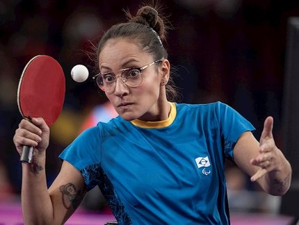 Joyce Oliveira vence e está classificada para as oitavas na classe 4; Carlos Carbinatti segue na briga na classe 10
