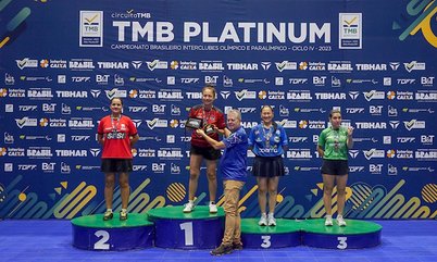Valesca Maranhão fatura o título do Veterano 4 feminino do TMB Platinum - Campeonato Brasileiro