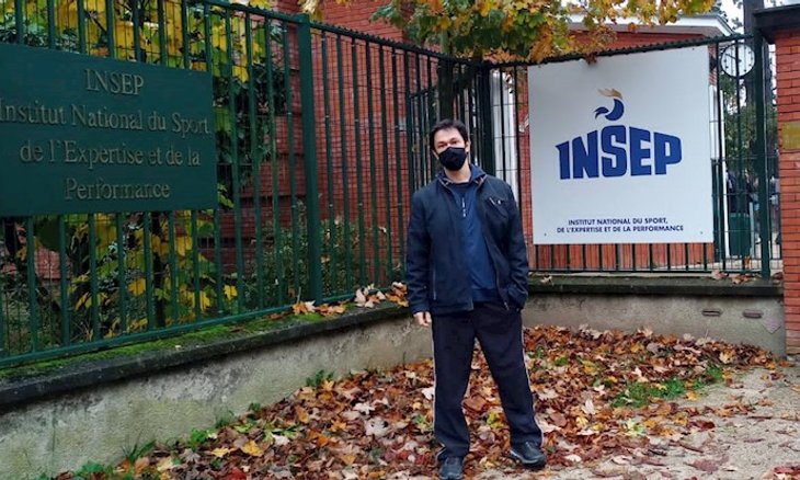 Harley Martins durante a passagem pelo INSEP. Foto