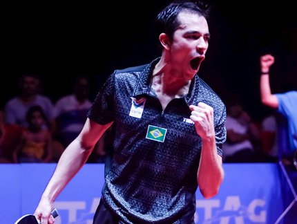 Hugo Calderano vence Lim Jong-hoon e Anton Kallberg e está nas semifinais do WTT Star Contender Goa