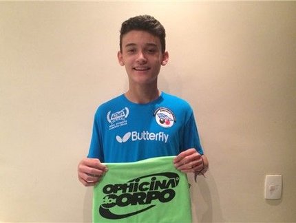 Sonhando com vaga na seleção infantil, Mateus Campos realiza rifa para participar de competição