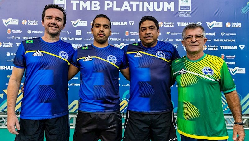 Os quatro representantes do Acre no TMB Platinum. 