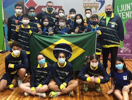 Duplas mistas conquistam mais dois bronzes para o Brasil no Pan-Americano Sub-11 e Sub-13