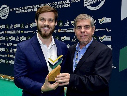 Presidente Alaor Azevedo ressalta a importância de sediar o Aberto Internacional Paralímpico ITTF Fa40